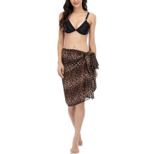 Damen-Strand-Sarong aus transparenter Spitze mit Blumenmuster