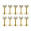 Läpp Labret Ringar Set med Zirkon 10 st 1