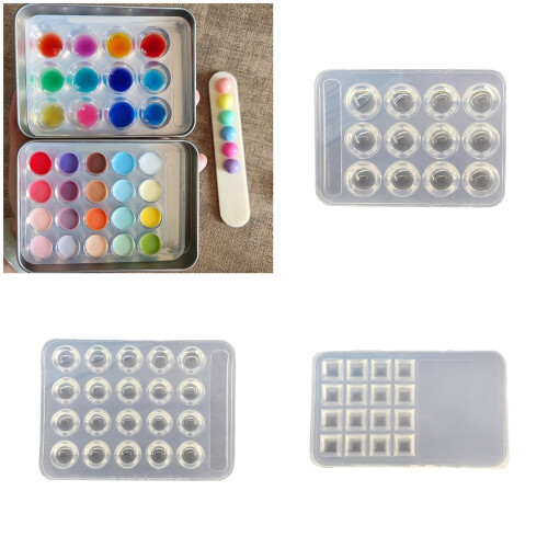 Palette aus lebensmittelechtem Silikon, tragbar, mit-Stil 2 2