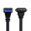 Cabo USB 3.0A macho para Micro-B 3.0 com conector em ângulo para baixo, 25 cm 1