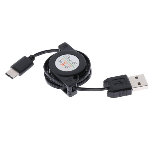 Καλώδιο USB με ανασυρόμενο ανθεκτικό μεταλλικό καλώδιο φόρτισης και συγχρονισμού