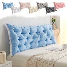 Bedside Cushion Headboard Pillow Polyester 60x50cm 1 Pc