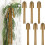 Röd sammets julgransrosett Rustik vintage 1-pack 1