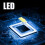 LED φωτιστικό οροφής με εσοχή, εξαιρετικά λεπτό, 10cm, 6W, 3000K-6000K 4