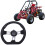 Τιμόνι PU για Dune Buggy Go-Kart 270mm μαύρο 8