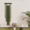 Makramee-Wandbehang, Boho-Stil, grüne Quasten 8