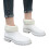 Botas de chuva femininas de cano largo, estilo coreano, com pelúcia removível. 3