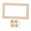 Wood Switch Cover Plate Beech Khaki 4