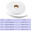 White non-woven clothing size labels iron-on fabric 50 pcs 2
