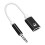 Adaptateur de son USB Type C vers Auxs, câble de prise-Noir 1