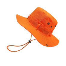 Spring Fluorescent Sun Hat for Men and Women-Fluorescent orange