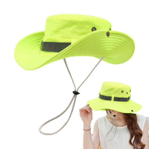 Spring Fluorescent Sun Hat for Men and Women-Fluorescent orange 2