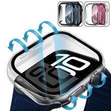 Apple Watch Series 11/10 46 mm 2-i-1 skjermbeskytterdeksel