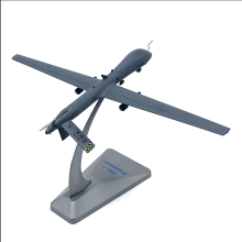 MQ-1 Predator drone model legering 1:72 schaal 20,5 cm blauw