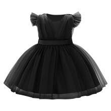 Baby Tutu Kjole Sommer Kortærmet Mesh Sløjfe