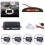 Car LED Parking Monitor with Reverse Camera Black Plastic 1