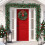 Guirlanda de Natal artificial pré-instalada, com 1,80 m de comprimento e decoração com pinhas. 5
