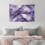Violetti marmorinen seinävaate 36x24 tuumaa 5