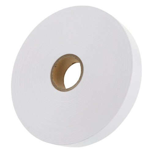 White non-woven clothing size labels iron-on fabric 50 pcs