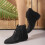 Botines bohemios para mujer con flecos y borlas (1 par) 7
