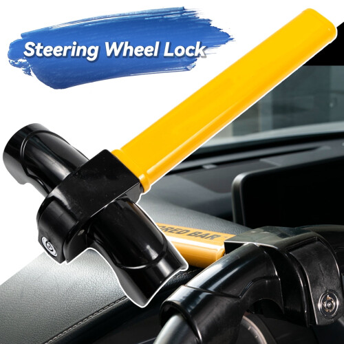 Steering Wheel Lock Anti-Theft Device with 2 Keys