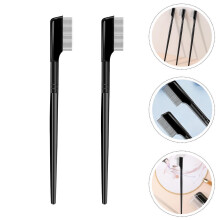 Conjunto de 2 pentes de metal para sobrancelhas e separadores de cílios ROSENICE