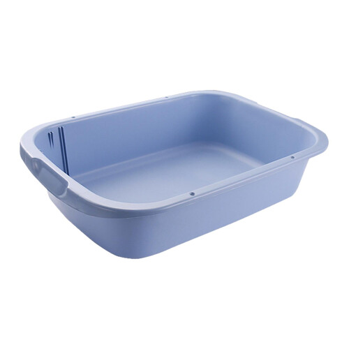 Αμμολεκάνη για κατοικίδια Μπλε 36x30x10cm Βάθος με Ψηλές Πλευρές 2