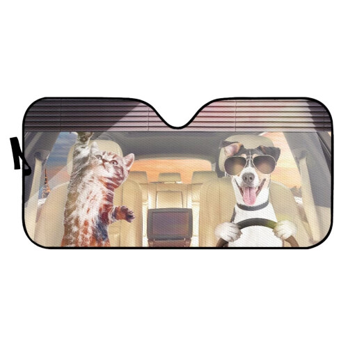 Car Sun Shade Visor Protector for Cats and Dogs 1