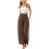 Mädchen Leinenhose mit weitem Bein, Sommer, elastischer Bund, Größe 14-16 1