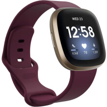 Mjukt silikonarmband för Fitbit Versa4/3 och Sense