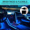Blue LED Strip Lights USB-Powered Waterproof Flexible 4