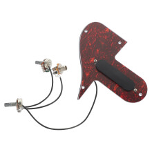 Mandolin Pickguard 3-ply Red Tortoise with Humbucker