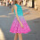 Robe d'été sans manches à sequins pour filles, col rond, coupe ajustée 5