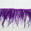 Franja de penas de 10 a 15 cm (1 jarda) tingida 4