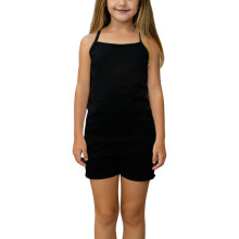 Mädchen-Baumwollpyjama-Set, ärmelloses Top und Shorts