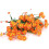 Künstliche Gänseblümchen-Chrysanthemen, orange, 6er-Pack, farbecht 2