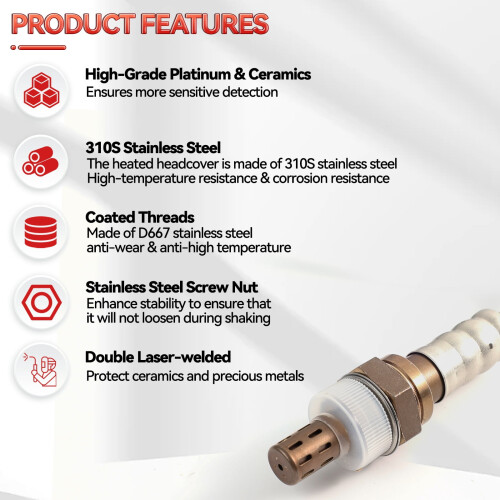O2Oxygen Sensor til Hyundai Tucson Santa Fe Sonata 1