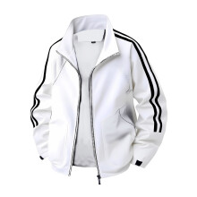 Herren Outdoor-Freizeitjacke, wasserdicht und winddicht, weiß, Größe M