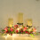 Sfeșnic artificial cu lalele, decor romantic pentru casă 4