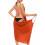 Dames strandjurk met bloemenprint, V-hals, mini-wikkelmodel 5