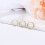 Inel de sept auriu, piercing nas simplu de 16 g 3