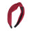 Rode, antislip haarband voor dames met knoop. 1