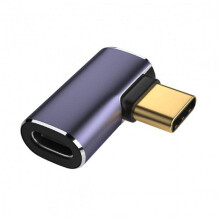 Adaptador USB4 Tipo-C 40 Gbps 100 W Vídeo 8K Flexión de 90 grados