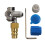 Kit de conversion de vanne et de robinet de perçage pour climatisation R12/R22/R134A 1