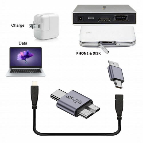 USB-C o Micro USB da 10 Gbps 1