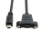 Μίνι καλώδιο επέκτασης USB 5 ακίδων για τοποθέτηση σε πάνελ με βίδες 50 εκ. 1
