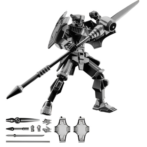 Actionfiguren-Bausatz, Roboter-Set, 1 Stück 2