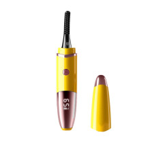 Verwarmde wimperkruller, oplaadbaar via USB, temperatuurregeling met 4 standen, LED-display, draagbaar.