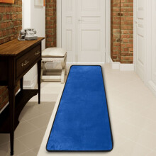 Navy Blue Hallway Runner Rug Non-Slip 2 ft x 6 ft