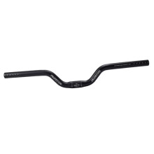 Riadidlá z hliníkovej zliatiny 25,4 mm pre bicykle, čierne, 52 cm
